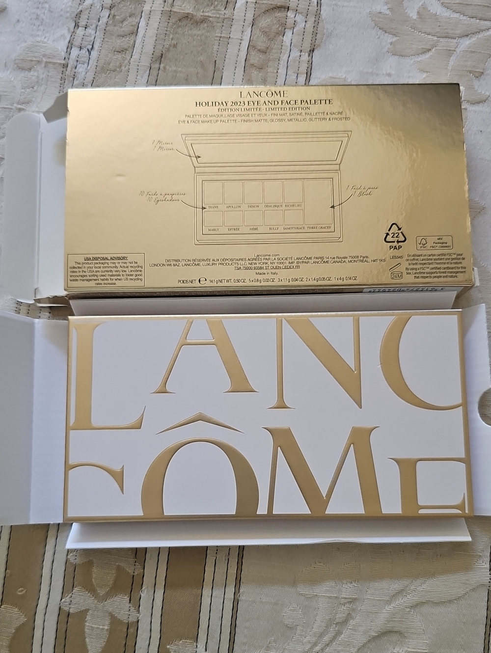 Lancôme Holiday 2023 Eye And Face Palette